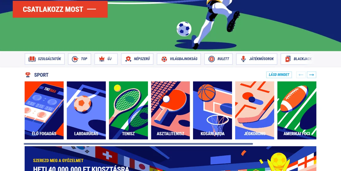 Böngéssz sportfogadási lehetőségek között